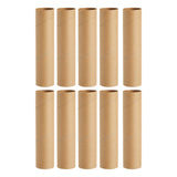 Kraft Paper Packaging Tubes 10PCS Round Poster Storage Containers