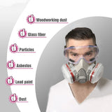 6200 Protective Respirator Face Mask Set with Dual Filters 8PCS