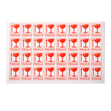 640PCS Fragile Shipping Labels 5×4cm Self Adhesive Carton Warning Stickers