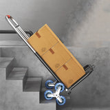 Portable Folding Hand Truck Lightweight Transport Trolley for Warehouse Use