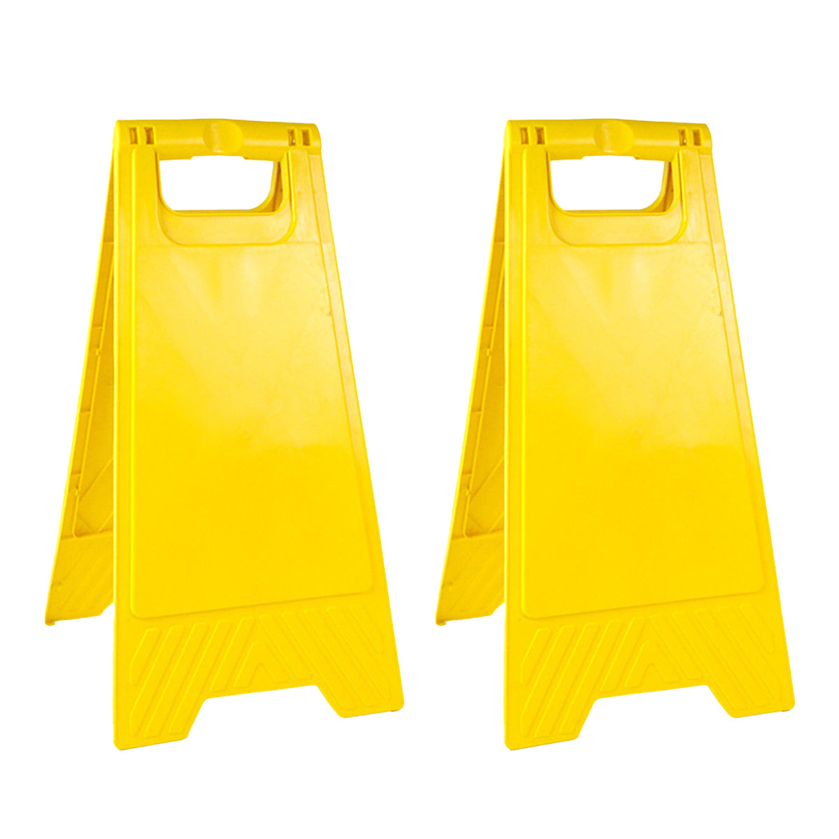 2PCS A-Frame Caution Warning Floor Signs Durable Standing Safety Sign