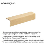 100PCS L-Shaped Kraft Paper Corner Protectors 20cm