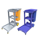 Multi-Functional Cleaning Trolley Cart with Wheels Storage Bag
