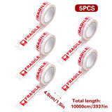 Fragile Warning Tape Handle With Care for Shipping and Packing Boxes