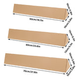20PCS Triangular Carton Packing Boxes Corrugated Express Shipping Boxes