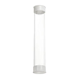 Transparent PC Packaging Tube with Lid Plastic Storage Tube 20PCS