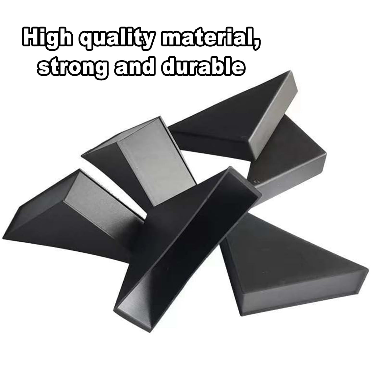 100PCS Plastic Right Angle Corner Protectors for Furniture Frames Cabinets