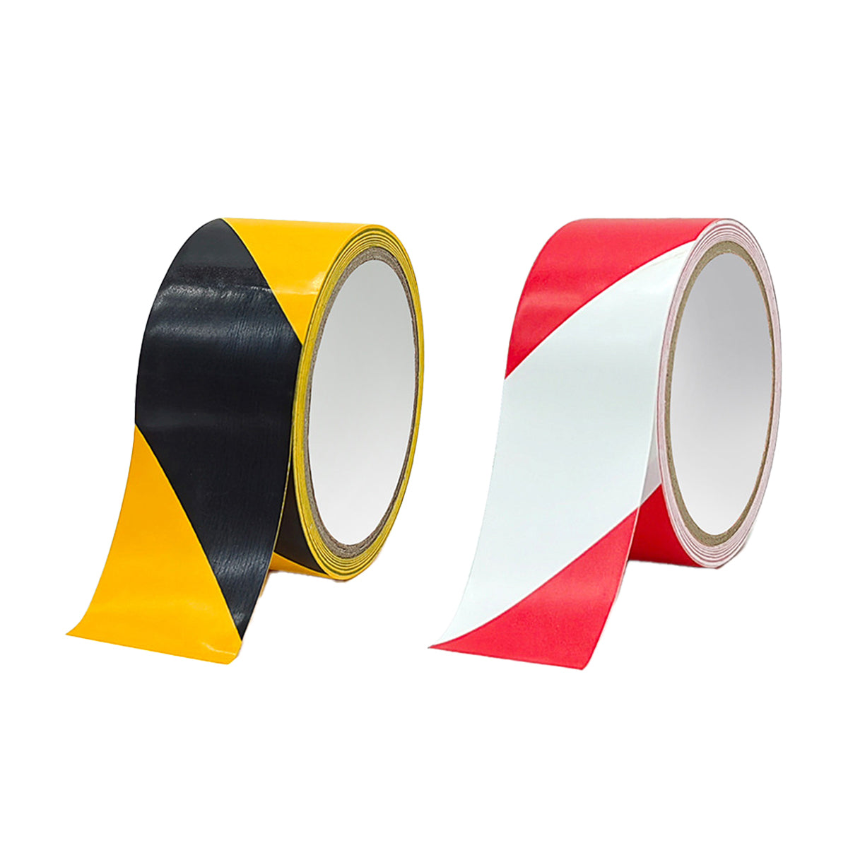 PVC Warning Tape Black Yellow Floor Safety Marking Tape