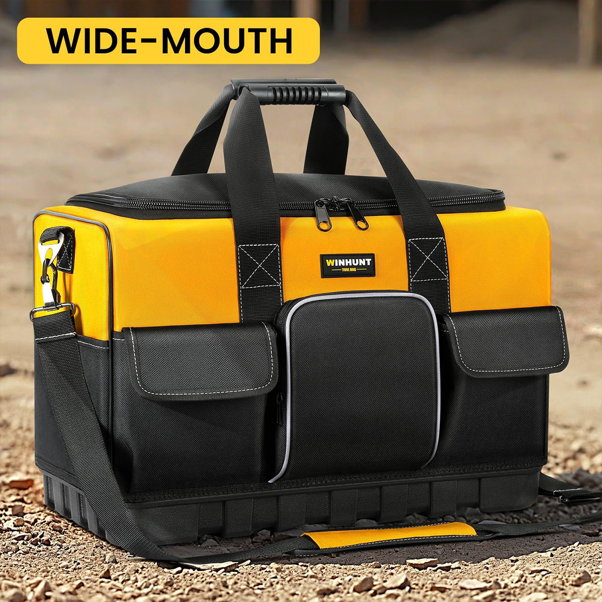 Large Capacity Tool Bag Portable Work Tool Organiser Oxford Fabric