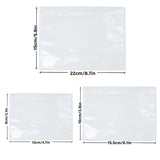 100pcs Clear Resealable Zip Lock Plastic Bags Transparent Storage Packaging