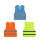 2PCS Reflective Safety Vest Lightweight High Visibility Work Vest