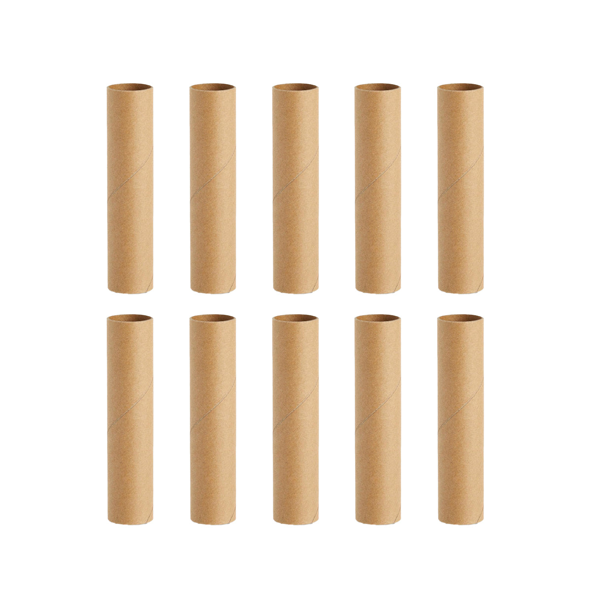 Kraft Paper Packaging Tubes 10PCS Round Poster Storage Containers