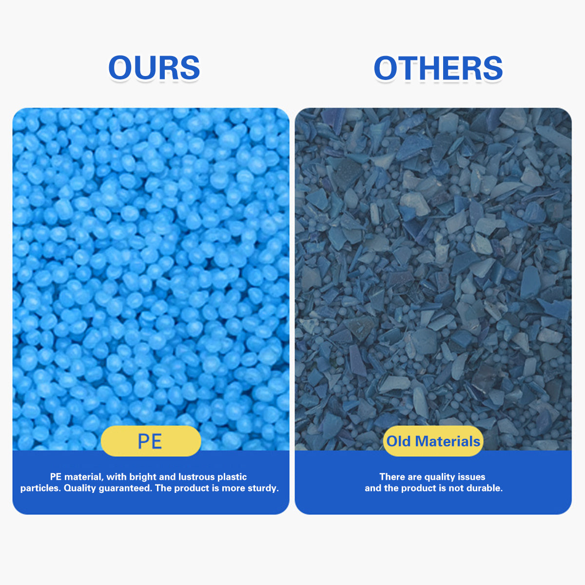 Heavy Duty Plastic Storage Basket Tote Box Large Capacity 2PCS