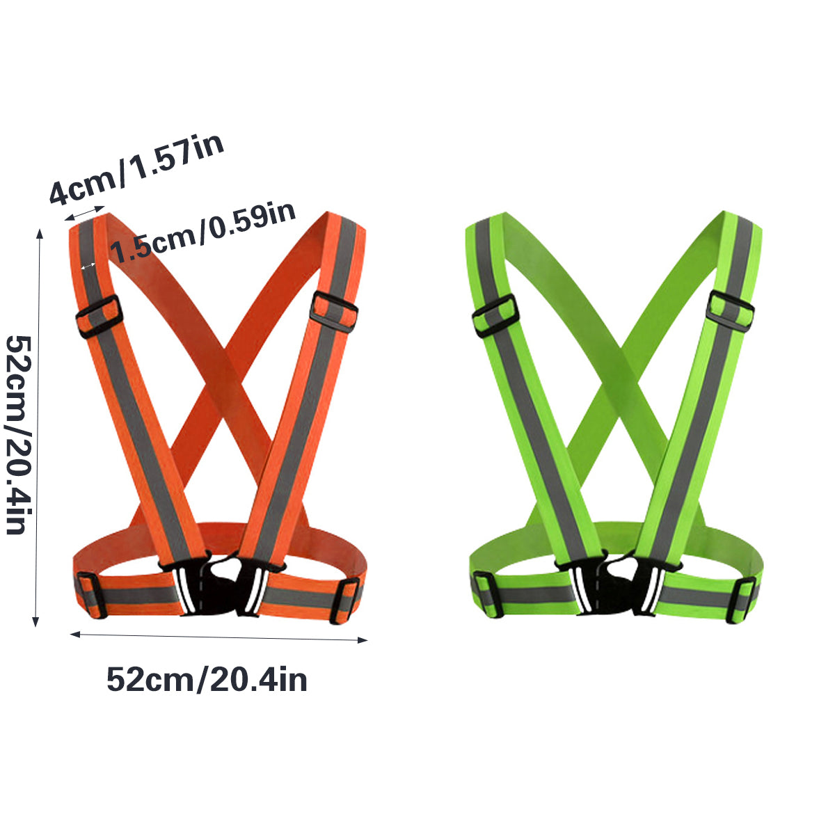 Reflective Shoulder Strap Safety Vest High Visibility for Warehouse Use