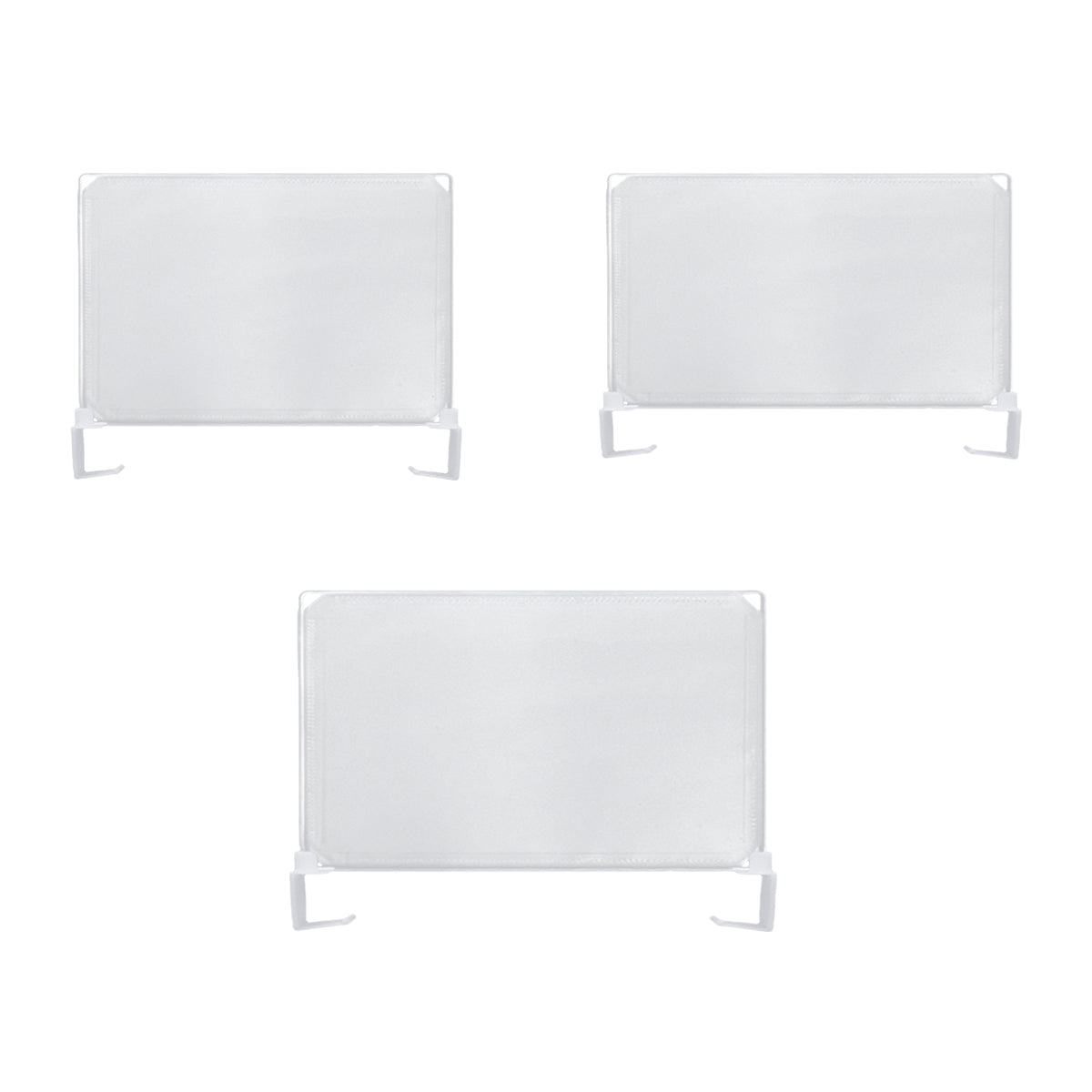 5PCS Shelf Dividers Durable Snap-On for Warehouse Garage Storage