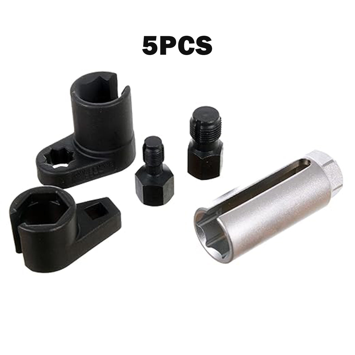 5-Piece Oxygen Sensor Socket Set for Automotive Emission System Service
