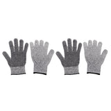 2Pairs Cut Resistant Work Gloves Anti Slip Safety Hand Protection