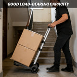 Portable Folding Hand Truck Cart Adjustable Handle 40kg Load