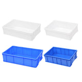 Rectangular Thickened Plastic Storage Box Durable for Warehouse Use