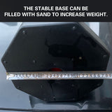 2PCS Safety Isolation Delineator Posts 82cm Stable Base