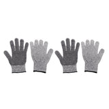 2Pairs Cut Resistant Work Gloves Anti Slip Safety Hand Protection
