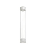 Transparent PC Packaging Tube with Lid Plastic Storage Tube 20PCS