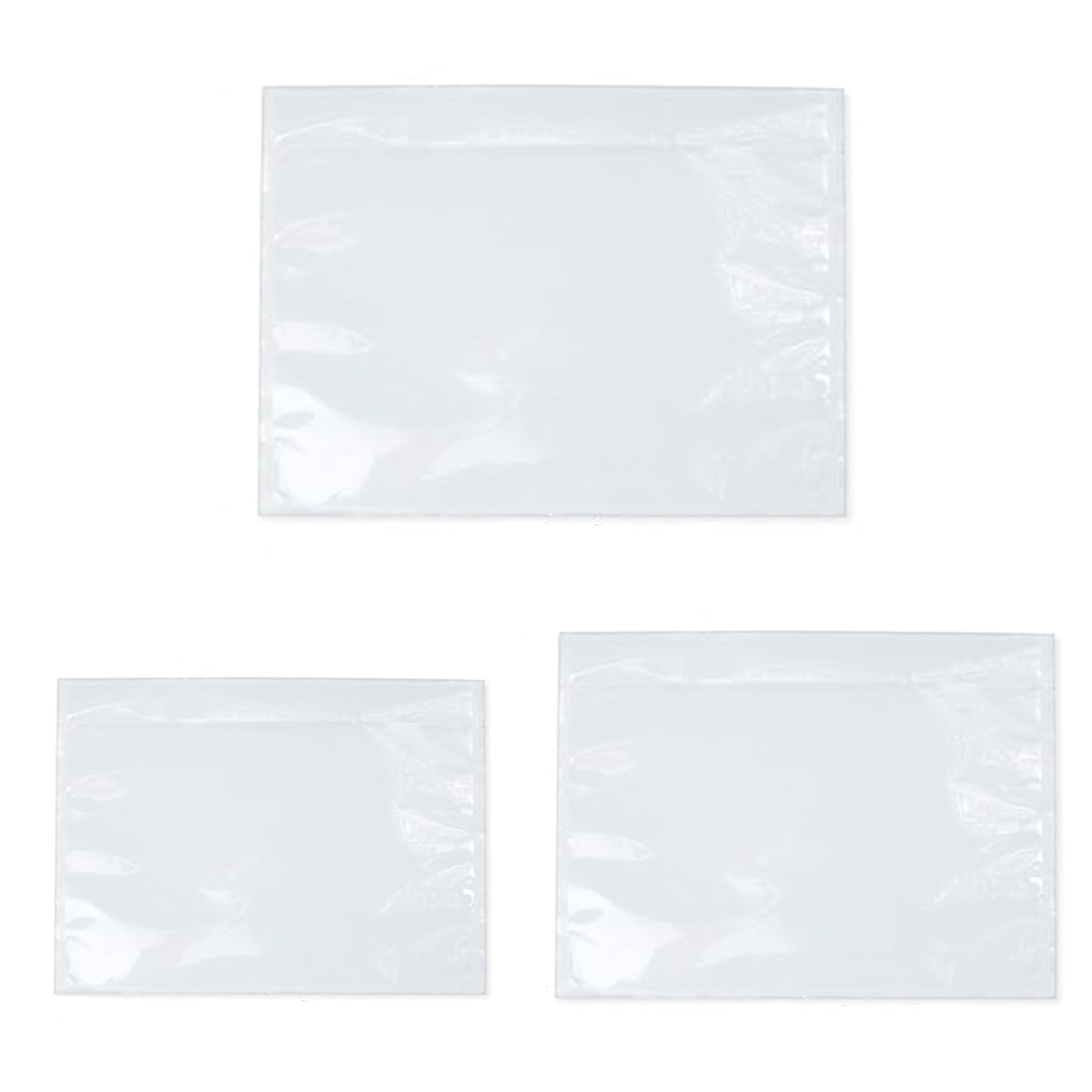 100pcs Clear Resealable Zip Lock Plastic Bags Transparent Storage Packaging
