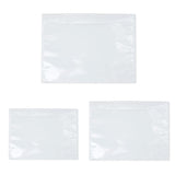 100pcs Clear Resealable Zip Lock Plastic Bags Transparent Storage Packaging