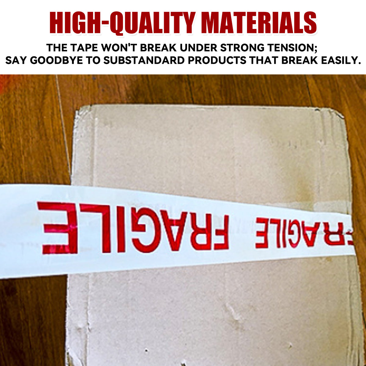 Fragile Warning Tape High Adhesion Shipping Box Labels 5 Rolls