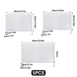 5PCS Shelf Dividers Durable Snap-On for Warehouse Garage Storage