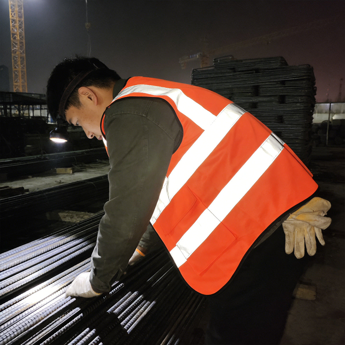 Reflective Safety Vest Breathable High Visibility for Construction Work