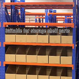 10pcs Slanted Cardboard Display Storage Boxes Organiser