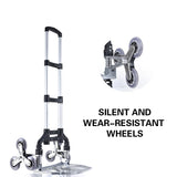 Folding Hand Truck Cart Portable Aluminium Large Capacity