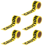 5PCS 100M Caution Warning Tape 75mm High Visibility Safety Barrier