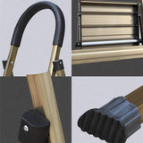4 Step Folding Ladder Anti-Slip 150KG Load Capacity Space Saving