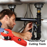 Ratchet Pipe Cutter for 8–29 mm Metal Tubes and Plumbing Repairs