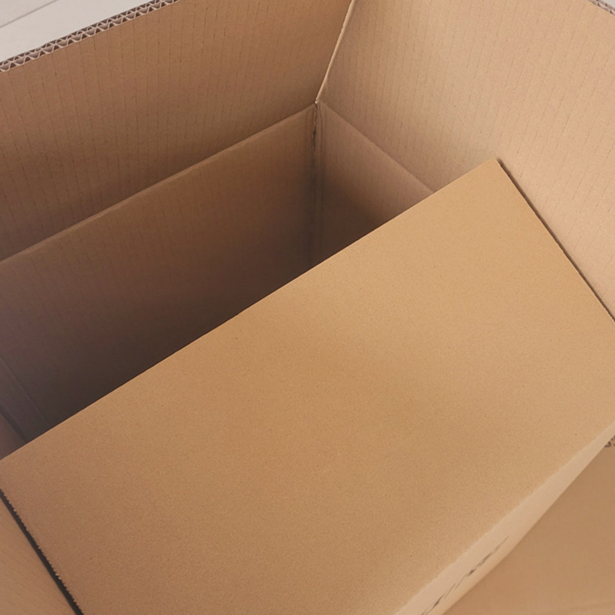 10PCS Corrugated Cardboard Moving Boxes with Built-In Handles
