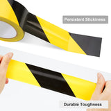 PVC Warning Tape Black Yellow Floor Safety Marking Tape
