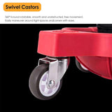 Bricklayer Knee Pad Tool Cart with Rolling Wheels for Construction