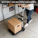 Portable Folding Hand Truck Cart Adjustable Handle 40kg Load