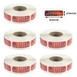 5 Rolls Tamper Proof Laser Security Labels Self Adhesive Sealing Stickers