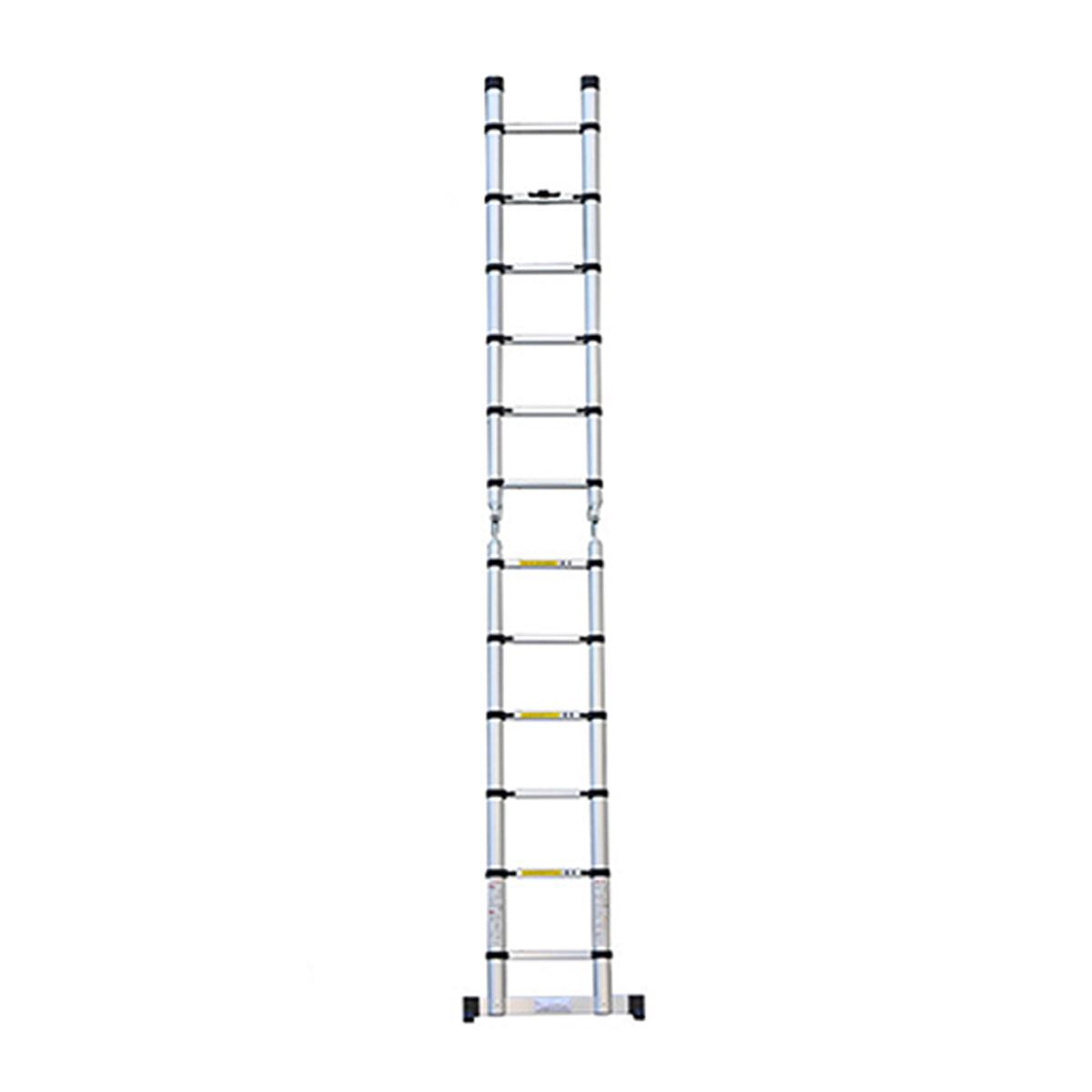 Retractable Aluminium Alloy Ladder 320/380cm Anti-Slip Pedals Stable Design