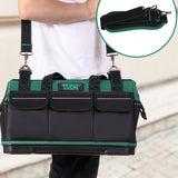 Multifunction Tool Bag 52cm Portable Large Capacity Work Tote with Hard Bottom