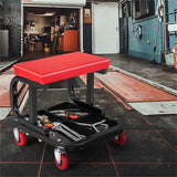 Multifunctional Car Repair Stool with 360 degree Swivel Wheels