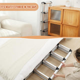 Double-Sided Aluminum Folding Ladder 4/6 Layer Stable Warehouse Use