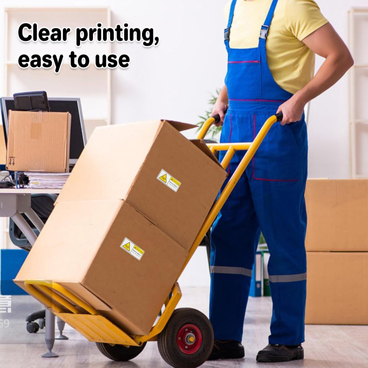 Overweight Warning Label Sticker Roll 500pcs Shipping Alert