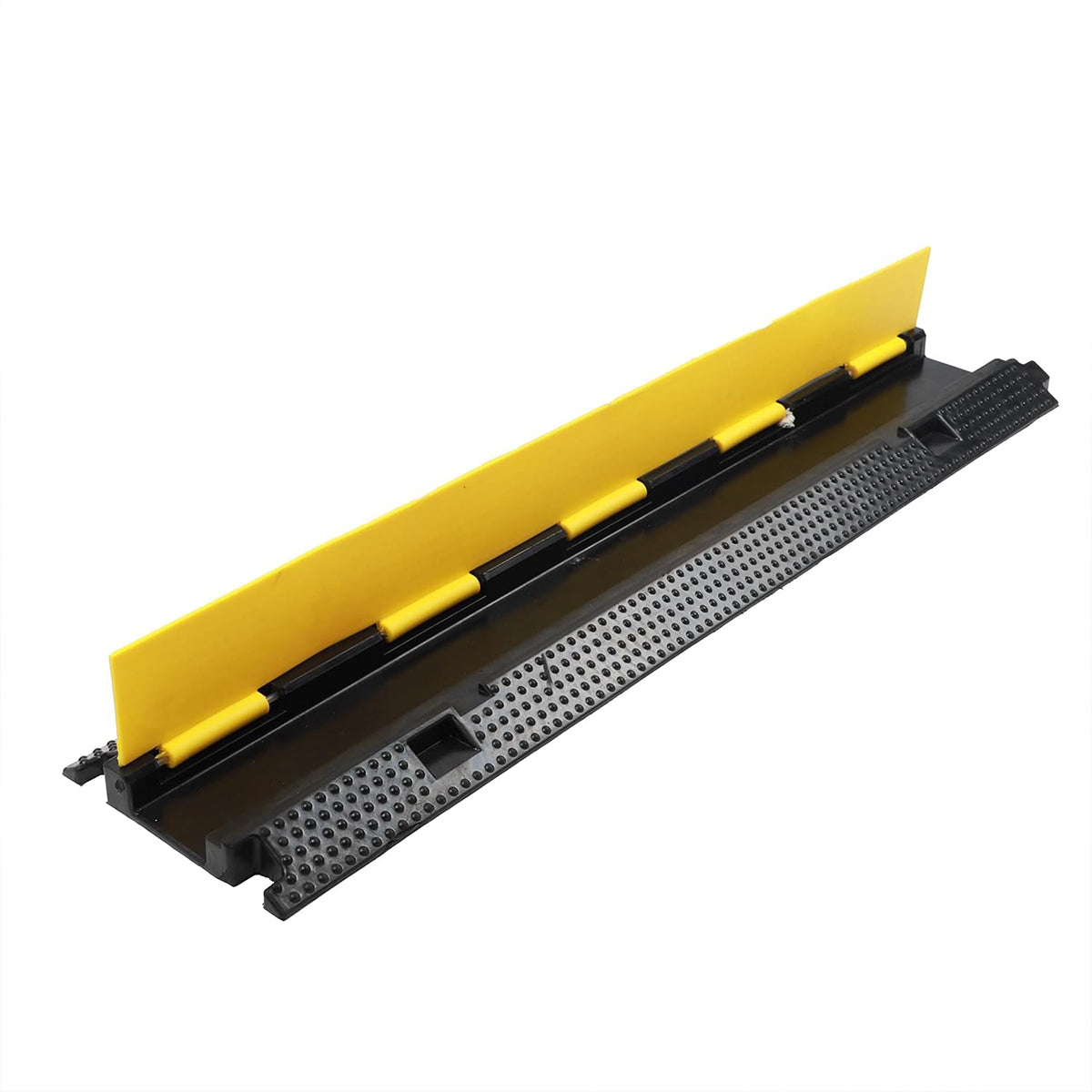 Slotted Rubber Speed Bump with Flip Cover Reflective Modular Design