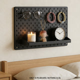 Acrylic Pegboard Wall Storage Display Rack 56×36cm