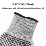 2Pairs Cut Resistant Work Gloves Anti Slip Safety Hand Protection