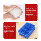 Thickened Plastic Storage Box with 3/6 Compartments for Hardware Tools